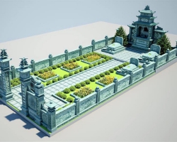 Mẫu Lăng mộ đá chuẩn phong thủy