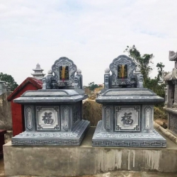 Mẫu mộ đá không mái đẹp Chuẩn Phong Thủy - MD08