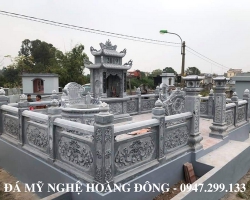 Mẫu Khu Lăng Mộ Đá Chuẩn Phong Thủy, Đẹp Nhấ - 023
