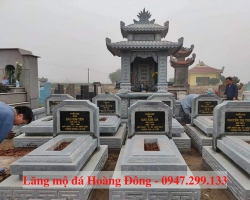 Mẫu Khu Lăng Mộ Đá Chuẩn Phong Thủy, Đẹp Nhất - 015