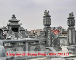 Mẫu Khu Lăng Mộ Đá Chuẩn Phong Thủy, Đẹp Nhất - 017