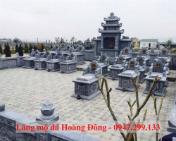 Mẫu Khu Lăng Mộ Đá Chuẩn Phong Thủy, Đẹp Nhất - 019