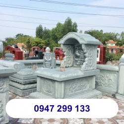 Mẫu mộ tam cấp mái vòm đẹp chất lượng chuẩn phong thuỷ