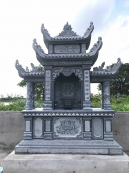 Lăng Thờ Đá Xanh Đen Mẫu Mới -LXD02