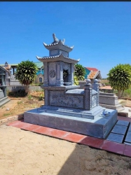 Mẫu Mộ Đá Tự Nhiên Nguyên Khối -XD02