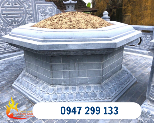 Mẫu mộ lục giác thiết kế tối giản 