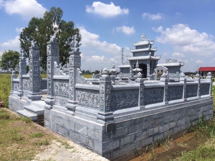 Mẫu lăng mộ đá sang thịnh hành 2023 