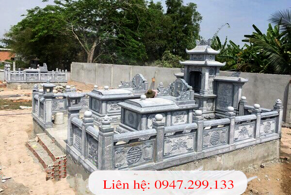Mẫu lăng mộ giá rẻ tại Đá mỹ nghệ Hoàng Đông 