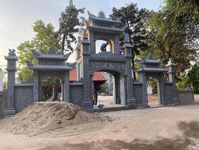 Những mẫu cổng tam quan nào phổ biến trên thị trường hình 3 Mẫu cổng tam quan tại những công trình kiến trúc tâm linh