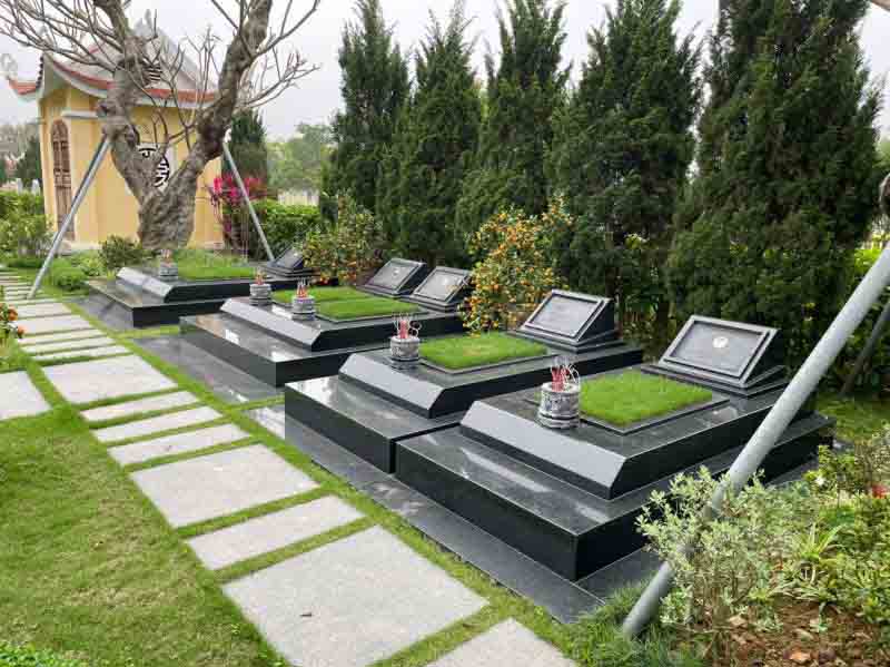 Mộ đá granite cao cấp