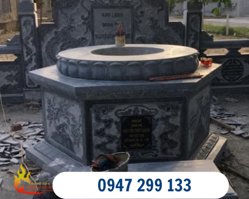 Mẫu mộ lục giác chuẩn phong thủy 